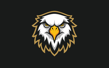 head of the eagle vector Illustration 