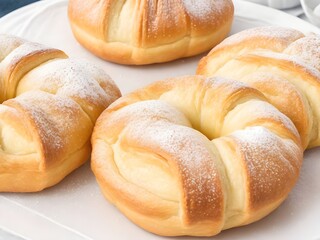 fresh baked croissant