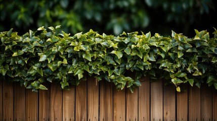 Tiny Green Leaf Trees Planted Fence, HD, Background Wallpaper, Desktop Wallpaper 