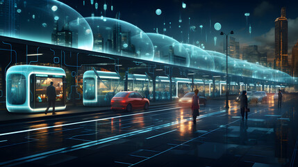 Social infrastructure and communication technology. IoT(Internet of Things). Autonomous transportation. generative ai.