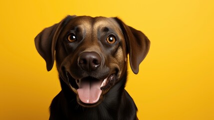 Fototapeta premium Portrait Above Golden Labrador Breed Dog, HD, Background Wallpaper, Desktop Wallpaper 