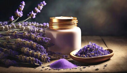 Obraz na płótnie Canvas Lavender Nourish Your Senses with Care 