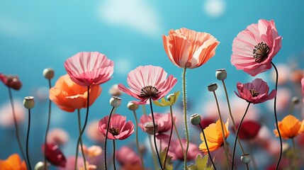 Section Spring Wildflower Garden Multiple Flowers, HD, Background Wallpaper, Desktop Wallpaper 