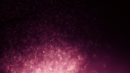 Obraz premium Purple Glitter Bokeh - Vibrant and Elegant Shimmering Effects, Perfect for Adding Stylish Glamour and Sophistication to Creative Design Projects