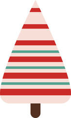 Unique Christmas Tree Illustration