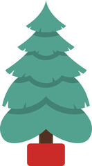 Unique Christmas Tree Illustration