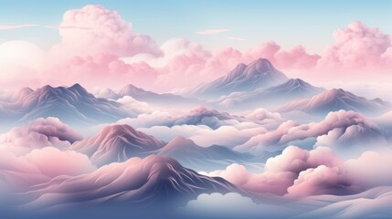Soft Cloudy Gradient Pastel Abstract Sky, HD, Background Wallpaper, Desktop Wallpaper 