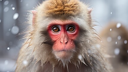 Snow Monkey Nagano Japan, HD, Background Wallpaper, Desktop Wallpaper 