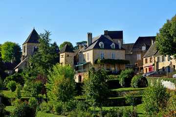 Fototapeta na wymiar Saint Genies; France - october 7 2023 : the old village