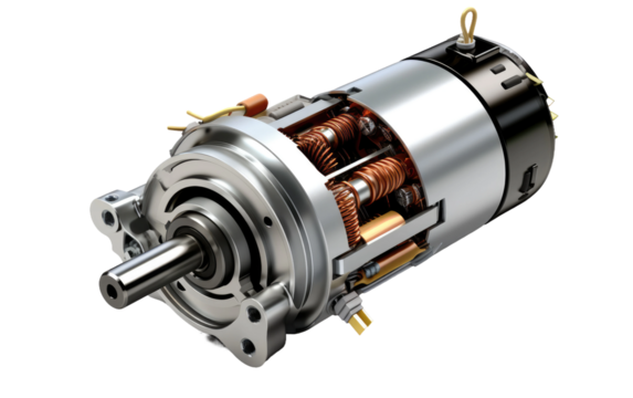 The Role of Capacitors in Enhancing Efficiency: A Detailed Look at Capacitor Run Motors on White or PNG Transparent Background