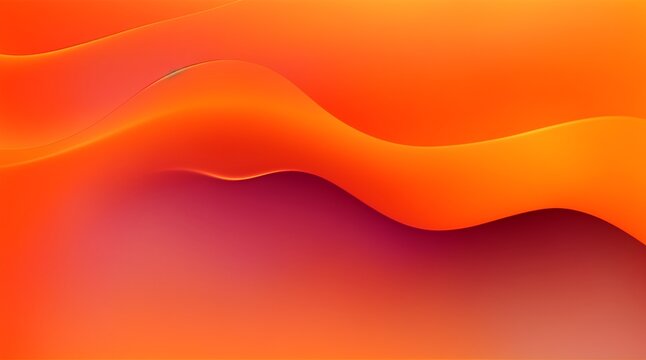Gradient orange liquid background. wavy orange wallpaper. Wave orange gradient background. Abstract orange color background.