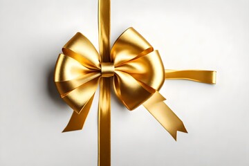 gold ribbon bow