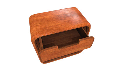 Bedside Table - 3d model render