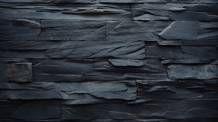 Black texture dark slate stone background.