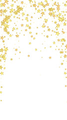 Magic stars vector overlay.  Gold stars scattered