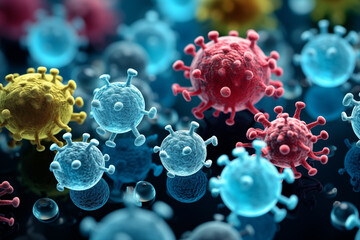 A microscopic virus that cannot be seen with the naked eye.