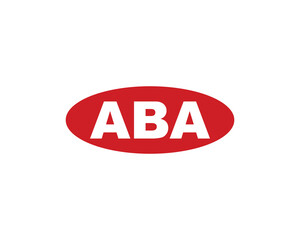 ABA logo design vector template