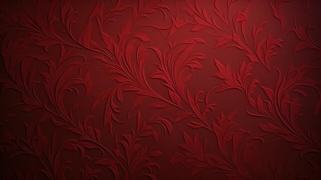 Dark red wallpaper with the effect of depth and volume