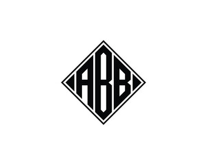 ABB logo design vector template