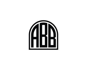 ABB logo design vector template