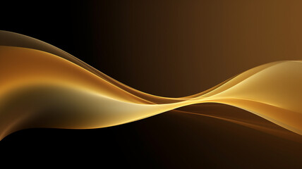 Stylish gold of space wave background design