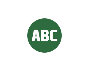 ABC logo design vector template