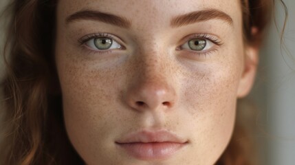 Fototapeta premium Her expressive eyes tell a story of grace and charm.