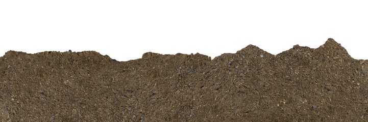 Tar piece isolated - Asphalt for road construction - Bitumen Panorama