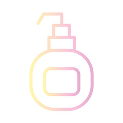 Relax Sauna Shampoo Gradient Outline Icon