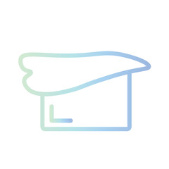 Tuna Fish Nigiri Gradient Outline Icon