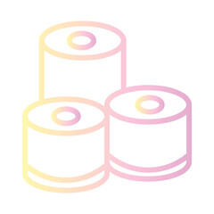 Asia China Food Gradient Outline Icon