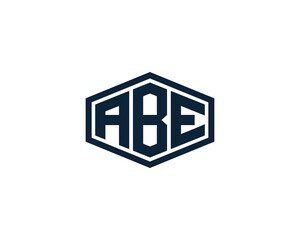ABE logo design vector template