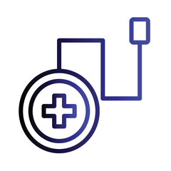 Obraz premium Yoyo Toys Kids Gradient Outline Icon