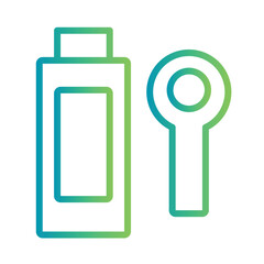 Bubble Toys Toy Gradient Outline Icon