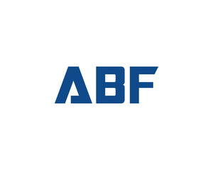 ABF logo design vector template