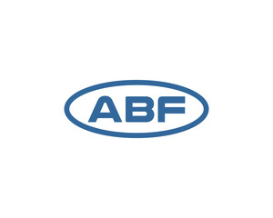 ABF logo design vector template
