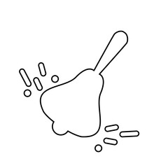 bell icon on a white background, vector illustration