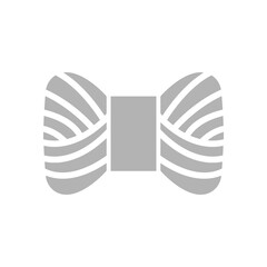 icon of a bundle of threads on a white background, vector illustration