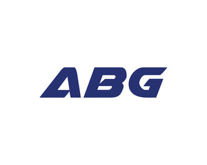 ABG logo design vector template