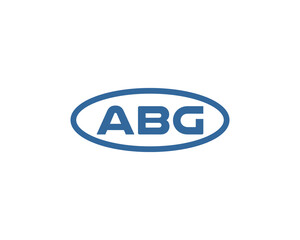 ABG logo design vector template
