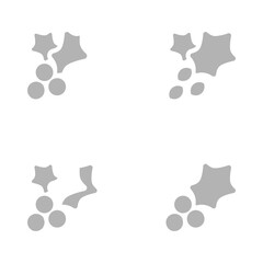berries icon on a white background, vector illustration
