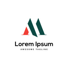 AM Letter Logo Design Free Icon