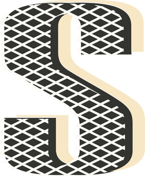 Pattern alphabet letter S