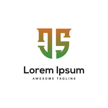 JS Letter Logo Design Free Icon