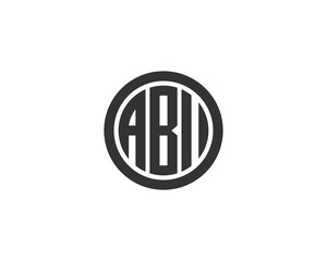 ABI logo design vector template