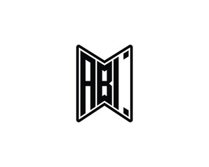 ABI logo design vector template