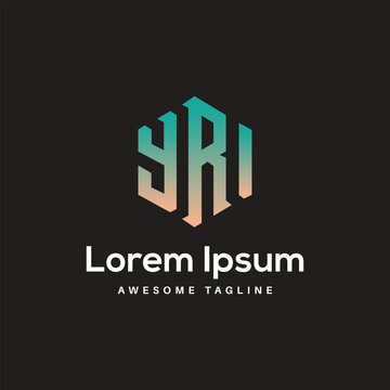 YRI Letter Logo Design Free Icon