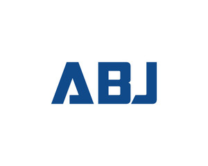 ABJ logo design vector template