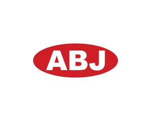 ABJ logo design vector template