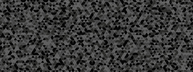 Seamless geometric pattern with shapes fabric. Abstract geometric background triangle wallpaper. Gray polygonal background.	